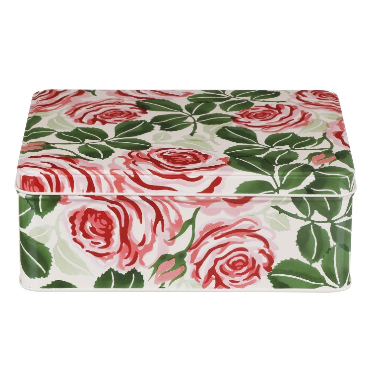 Rose Print Deep Rectangular Tin Emma Bridgewater